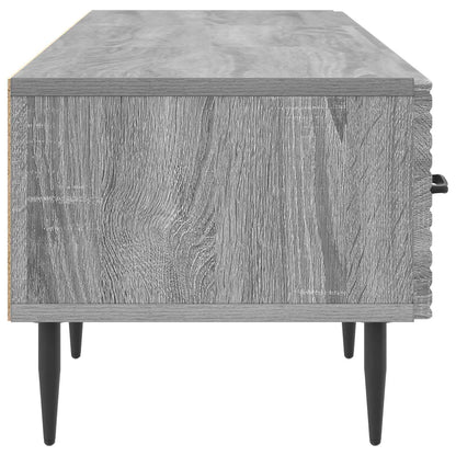 TV-skap med skuff Grå sonoma 147 x 34,5 x 30 cm Konstruert tre