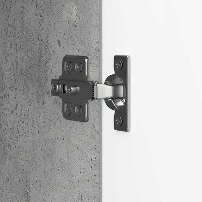 TV-skap Betonggrå 99 x 34,5 x 50 cm Konstruert tre