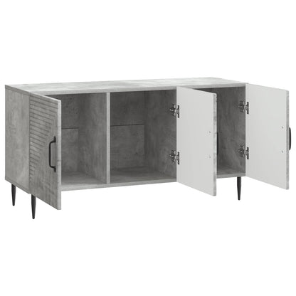 TV-skap Betonggrå 99 x 34,5 x 50 cm Konstruert tre