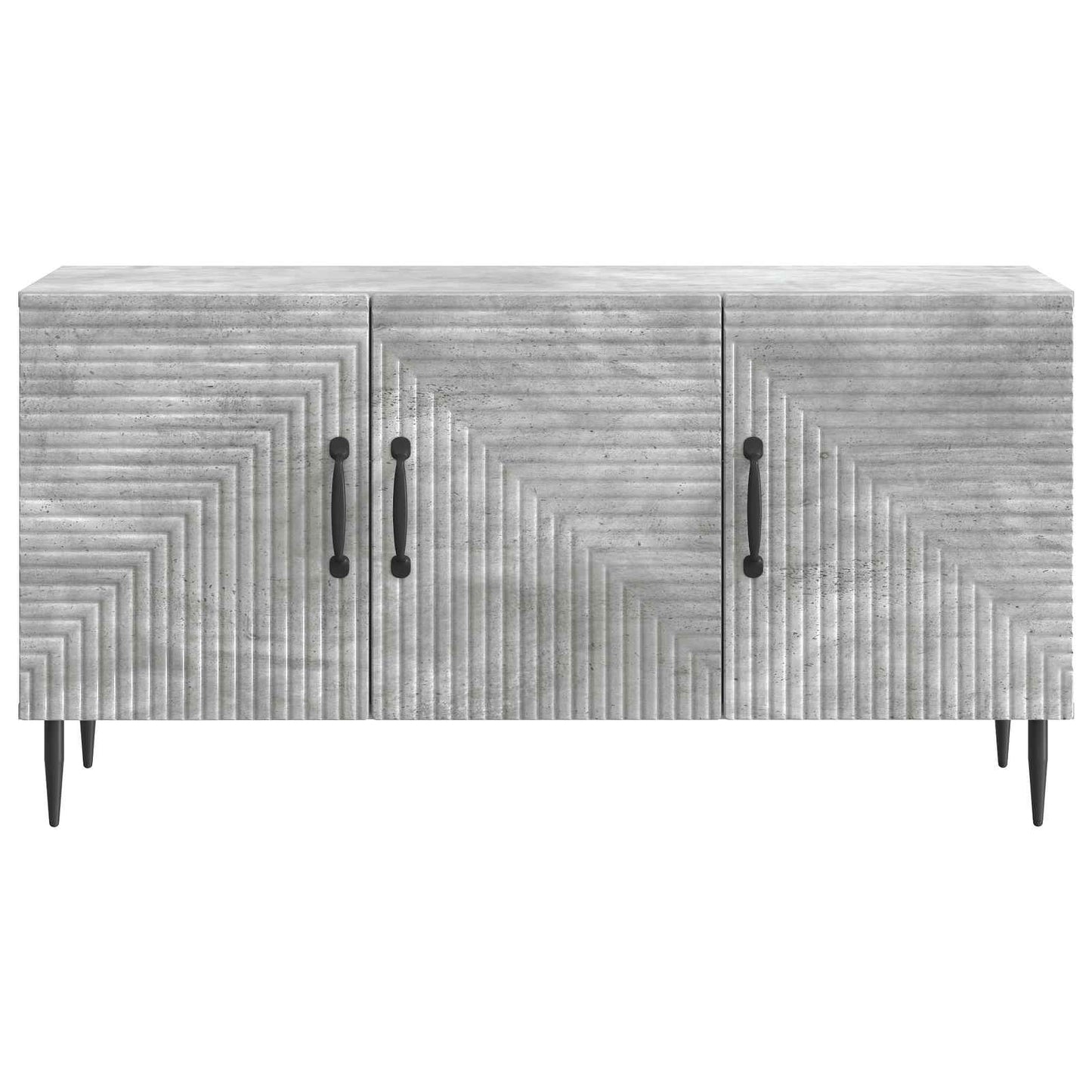 TV-skap Betonggrå 99 x 34,5 x 50 cm Konstruert tre