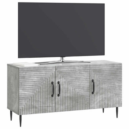 TV-skap Betonggrå 99 x 34,5 x 50 cm Konstruert tre