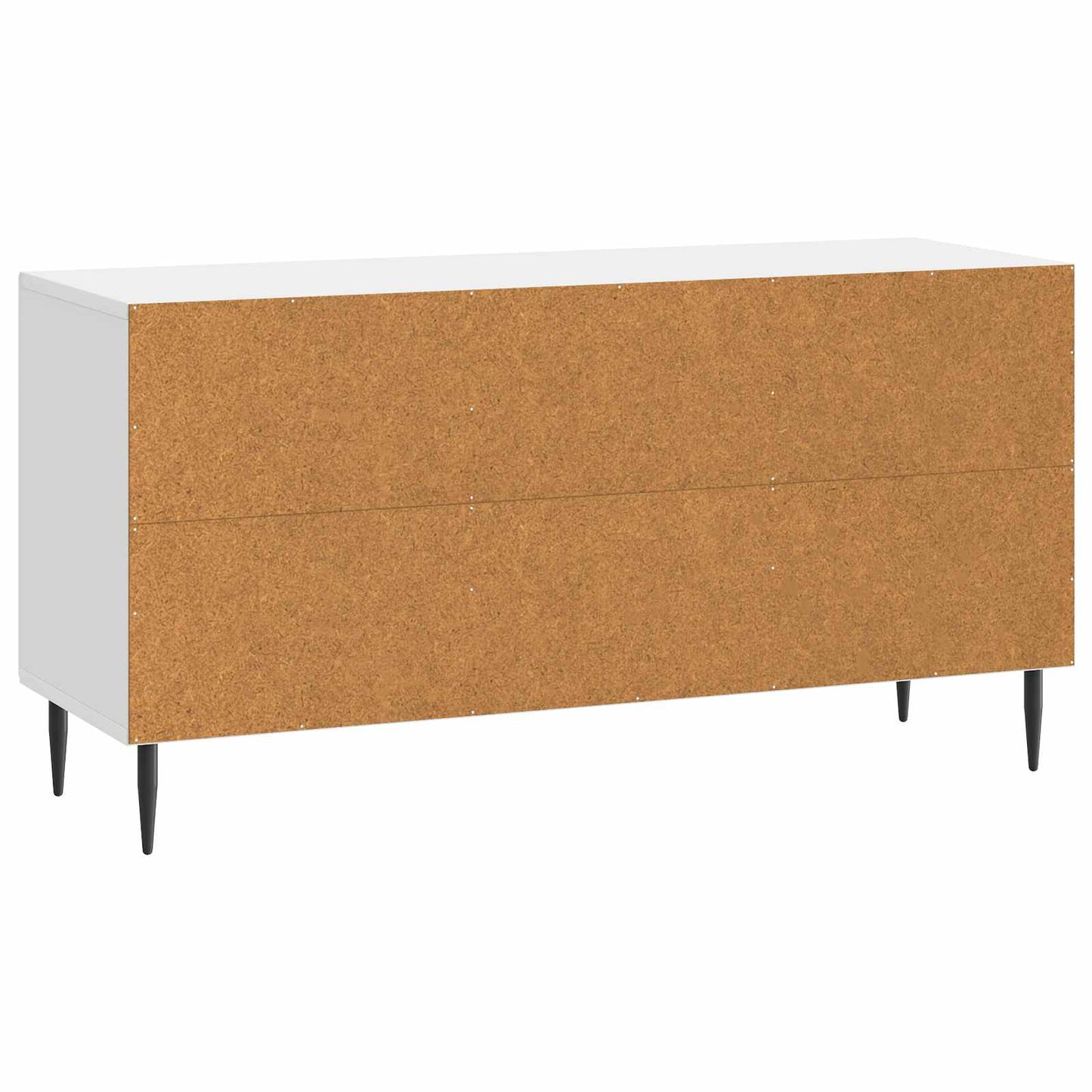 TV-skap Høgglans hvit 99 x 34,5 x 50 cm Konstruert tre