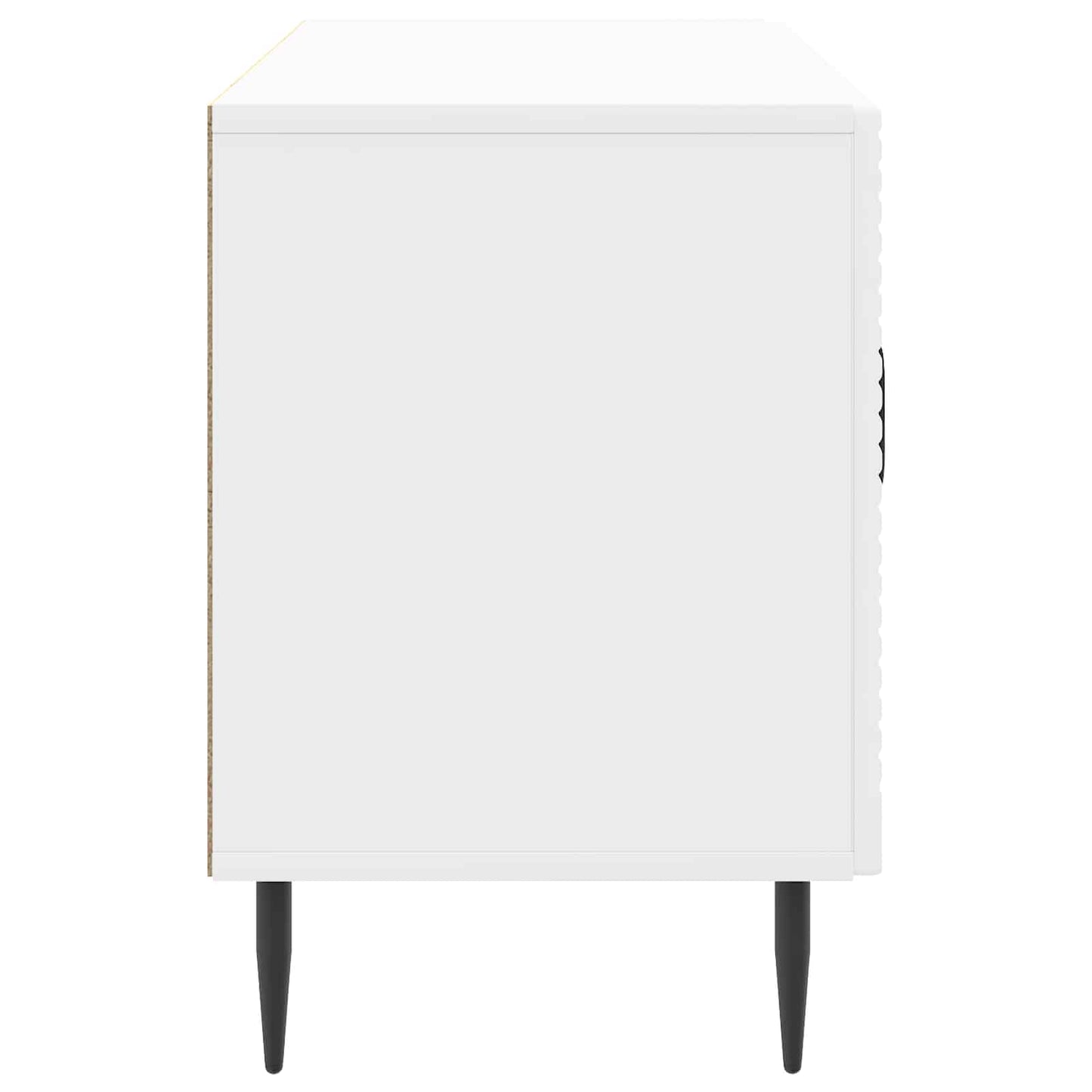 TV-skap Høgglans hvit 99 x 34,5 x 50 cm Konstruert tre
