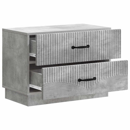Nattbordskap Betonggrå 62 x 34,5 x 44,5 cm Konstruert tre