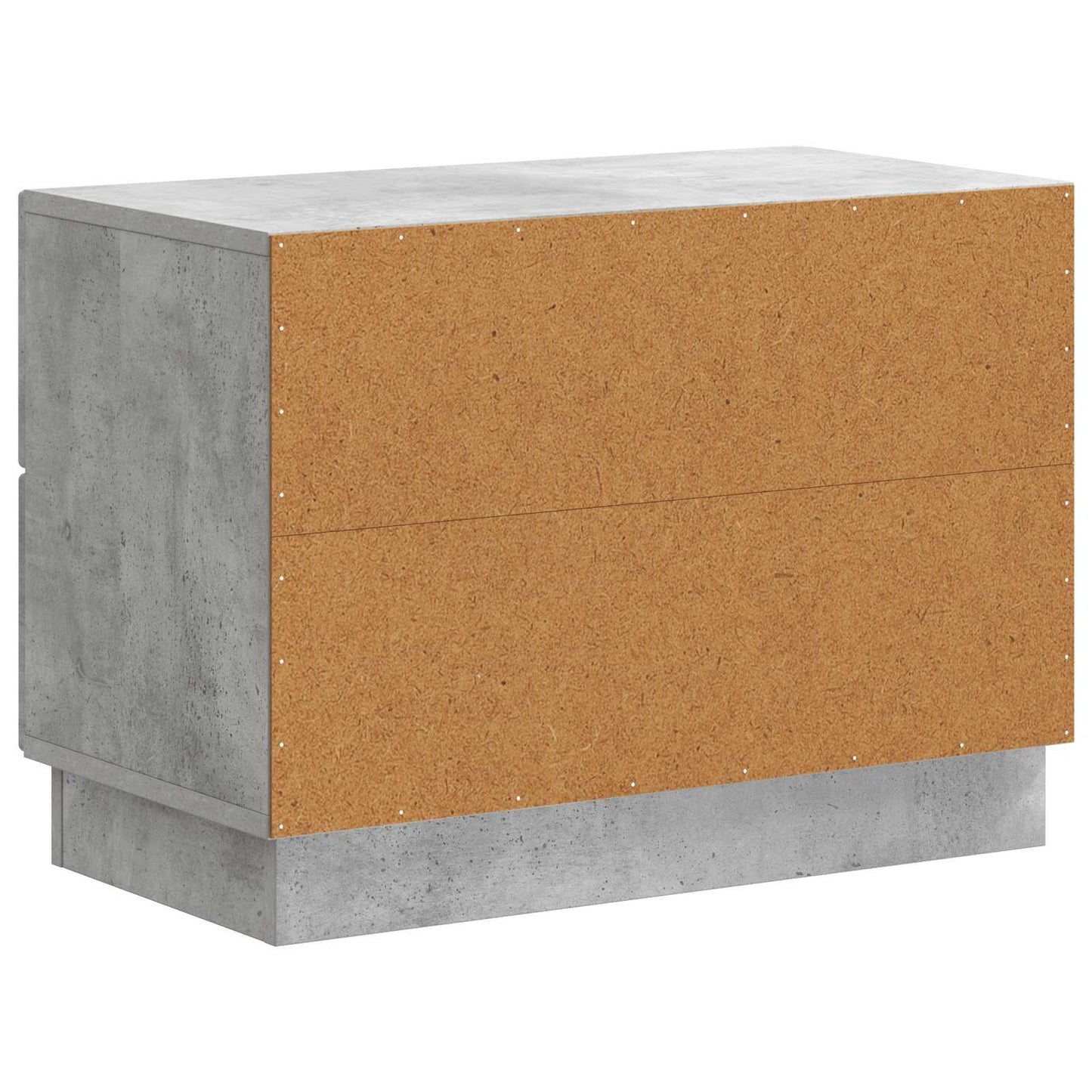Nattbordskap Betonggrå 62 x 34,5 x 44,5 cm Konstruert tre