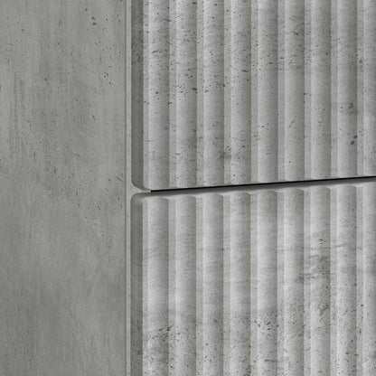 Nattbordskap Betonggrå 43 x 41 x 63,5 cm Konstruert tre
