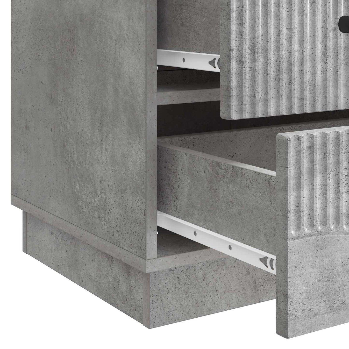 Nattbordskap Betonggrå 43 x 41 x 63,5 cm Konstruert tre