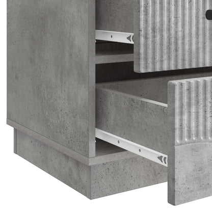 Nattbordskap Betonggrå 43 x 41 x 63,5 cm Konstruert tre