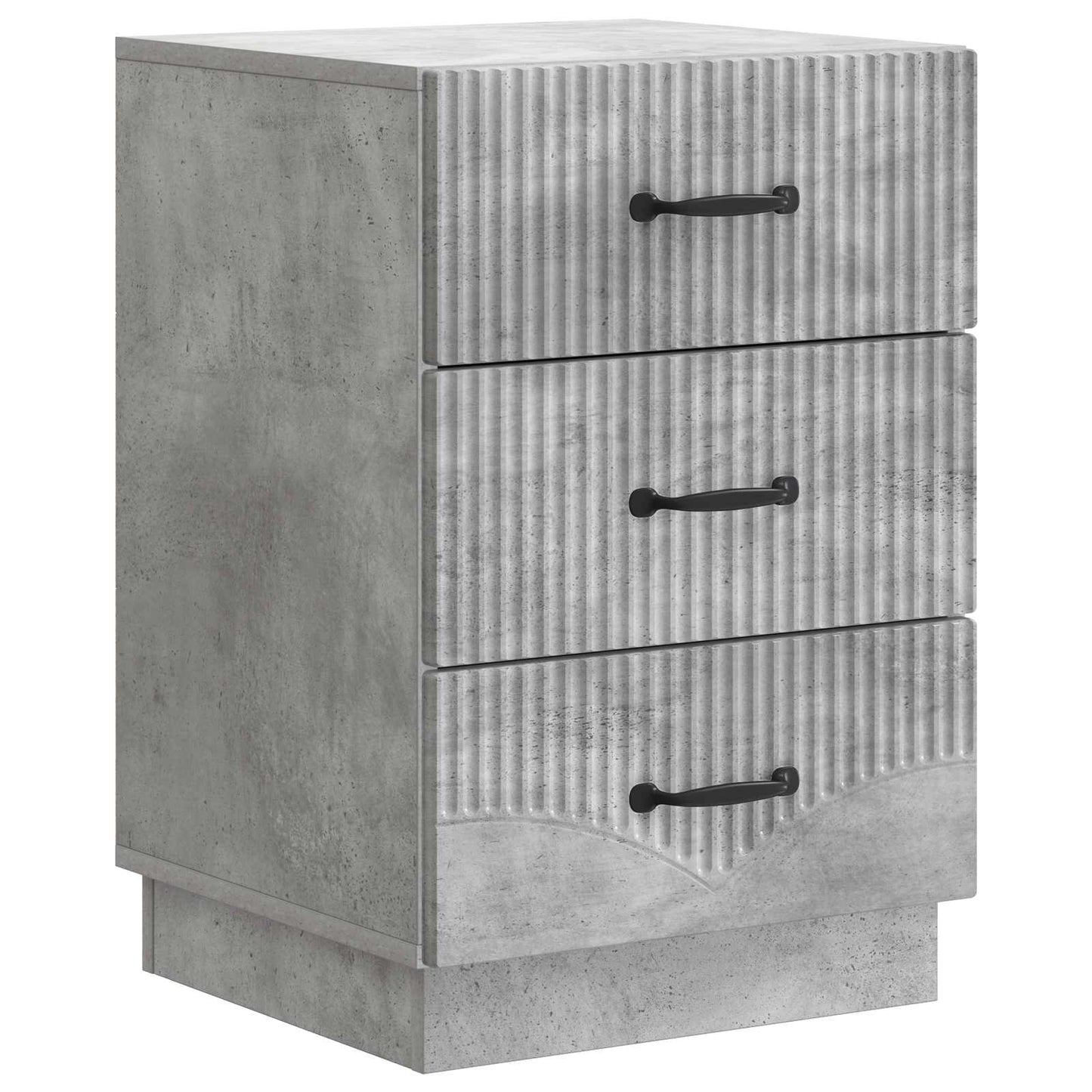 Nattbordskap Betonggrå 43 x 41 x 63,5 cm Konstruert tre
