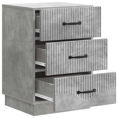 Nattbordskap Betonggrå 43 x 41 x 63,5 cm Konstruert tre
