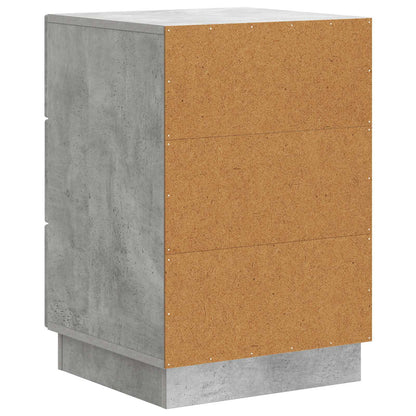 Nattbordskap Betonggrå 43 x 41 x 63,5 cm Konstruert tre