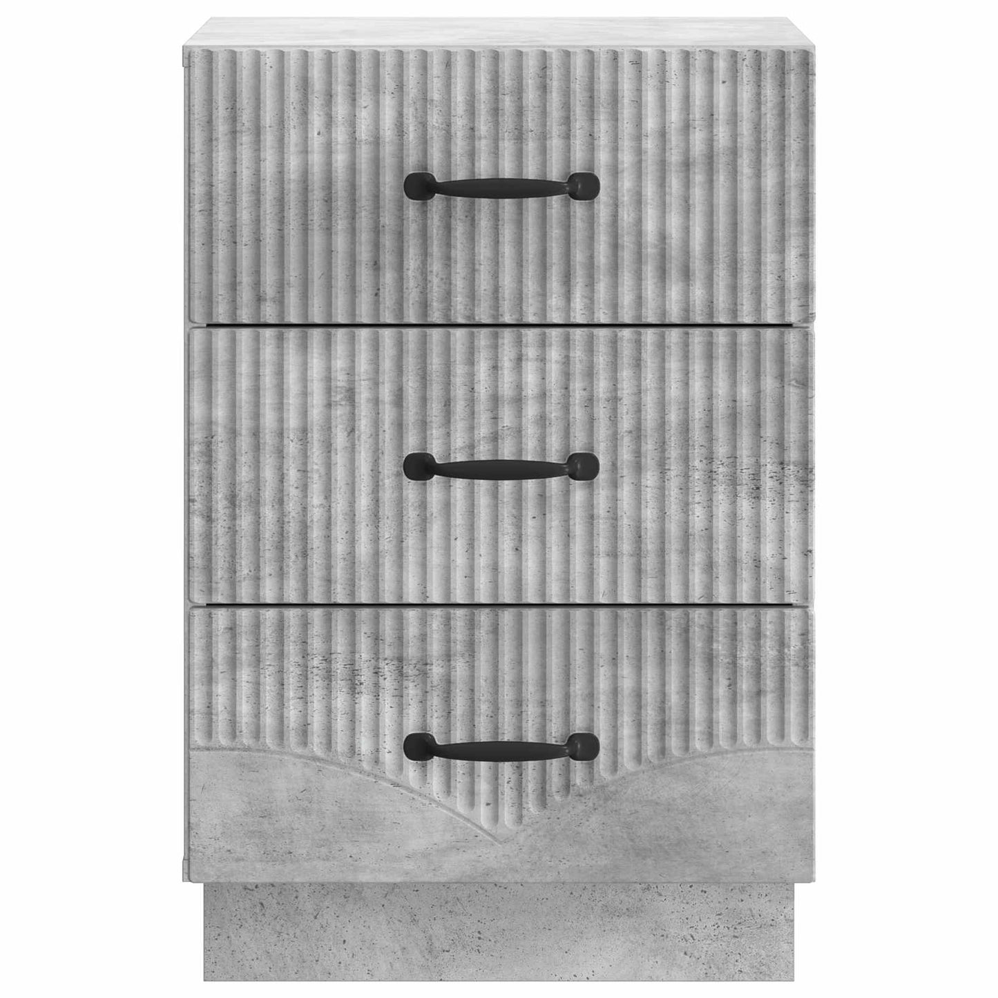 Nattbordskap Betonggrå 43 x 41 x 63,5 cm Konstruert tre
