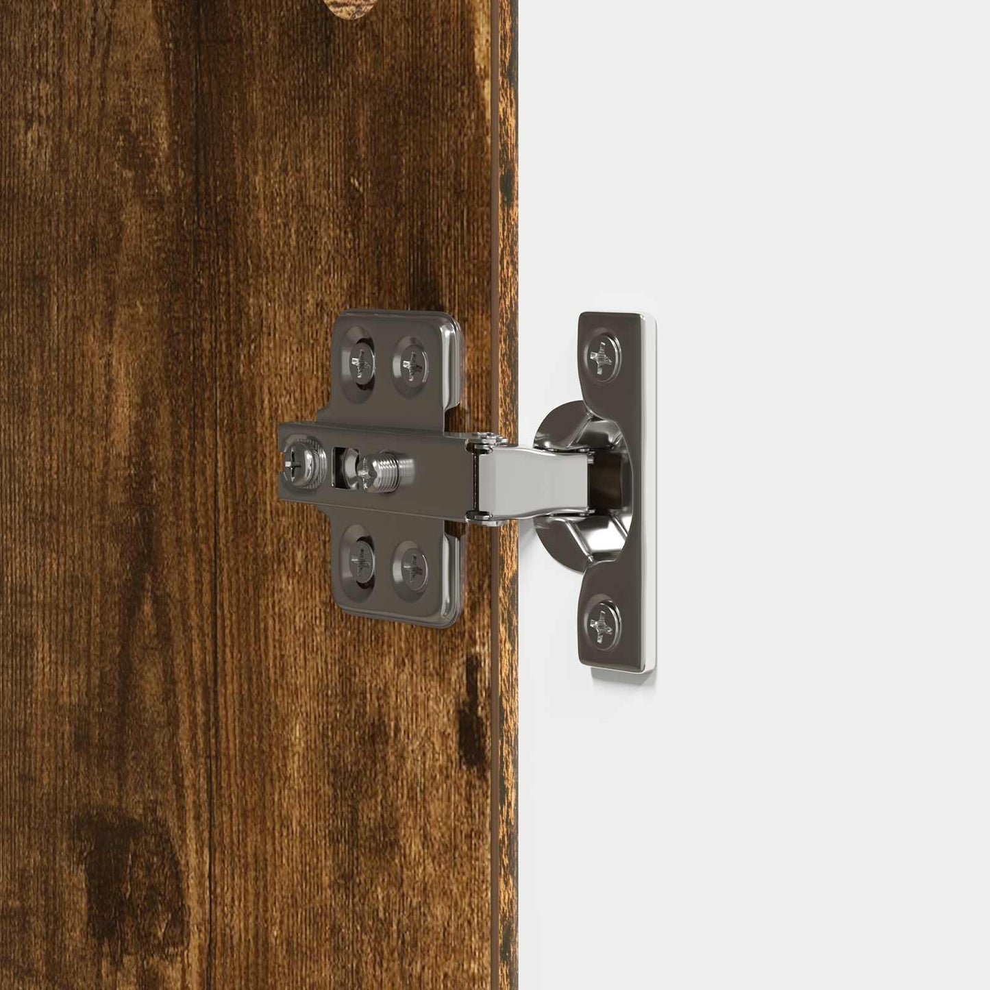 Serviesskap Røkt Eik 66 x 34,5 x 87 cm Konstruert tre