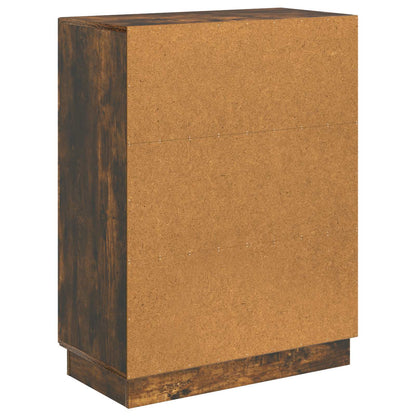 Serviesskap Røkt Eik 66 x 34,5 x 87 cm Konstruert tre