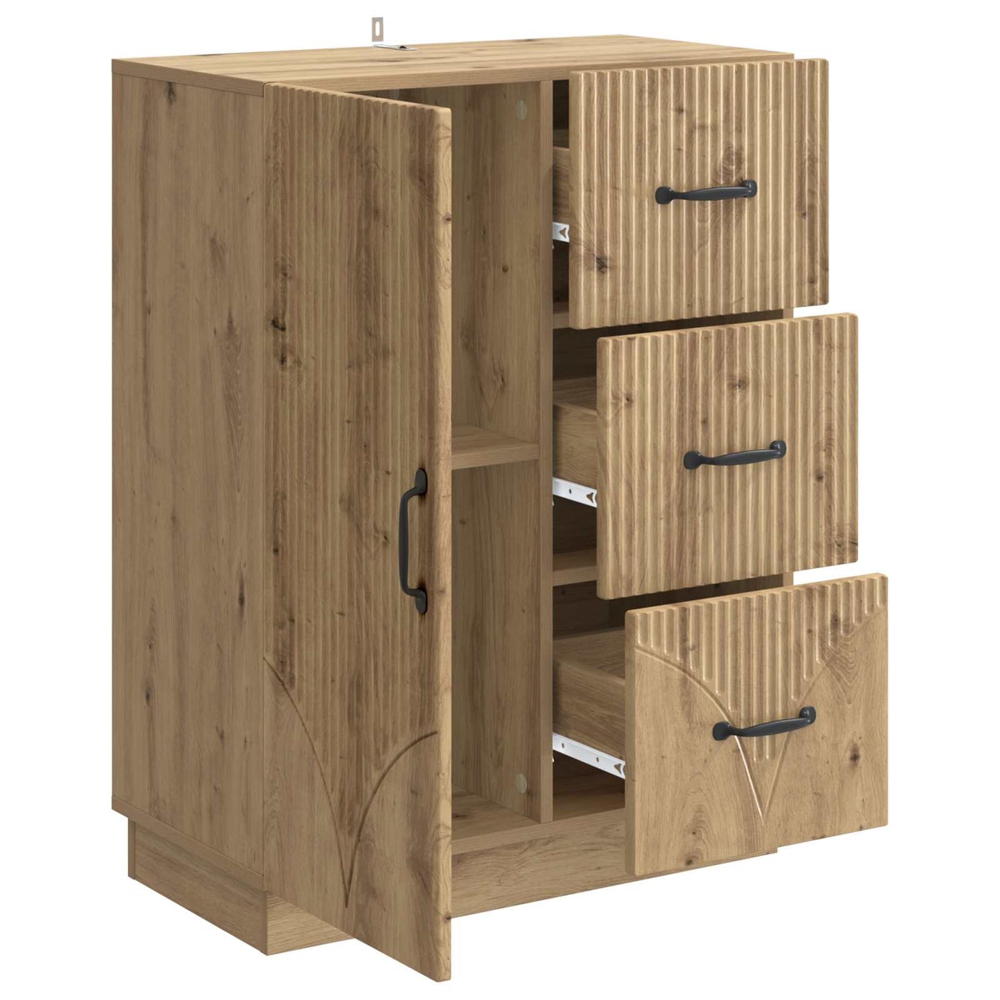 Serviesskap Artisan eik 66 x 34,5 x 87 cm Konstruert tre