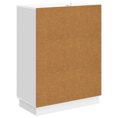 Serviesskap Høgglans hvit 66 x 34,5 x 87 cm Konstruert tre