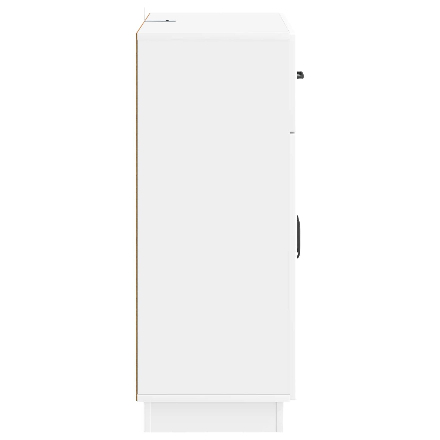 Serviesskap Høgglans hvit 66 x 34,5 x 87 cm Konstruert tre