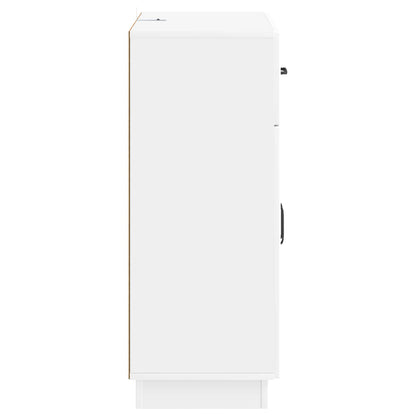 Serviesskap Høgglans hvit 66 x 34,5 x 87 cm Konstruert tre