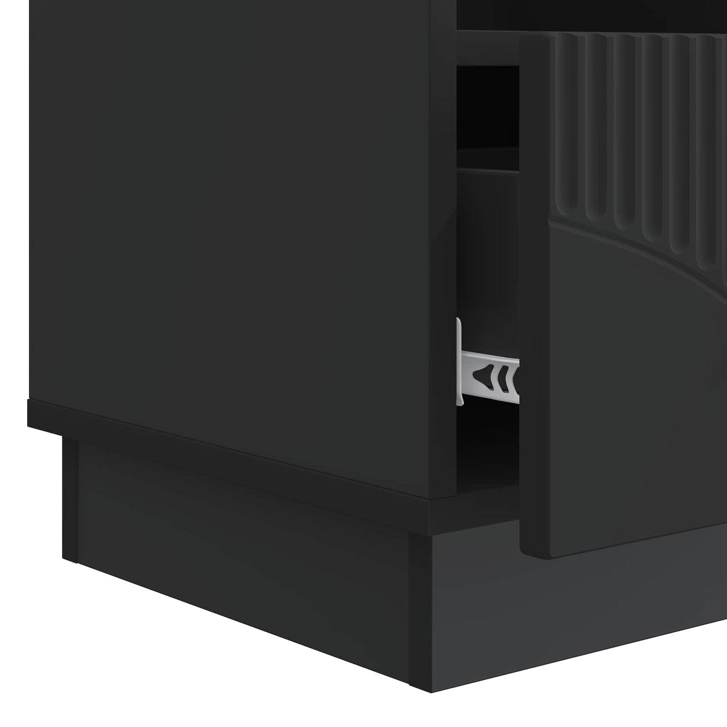 TV-skap med skuff Svart 102 x 34,5 x 47 cm Konstruert tre