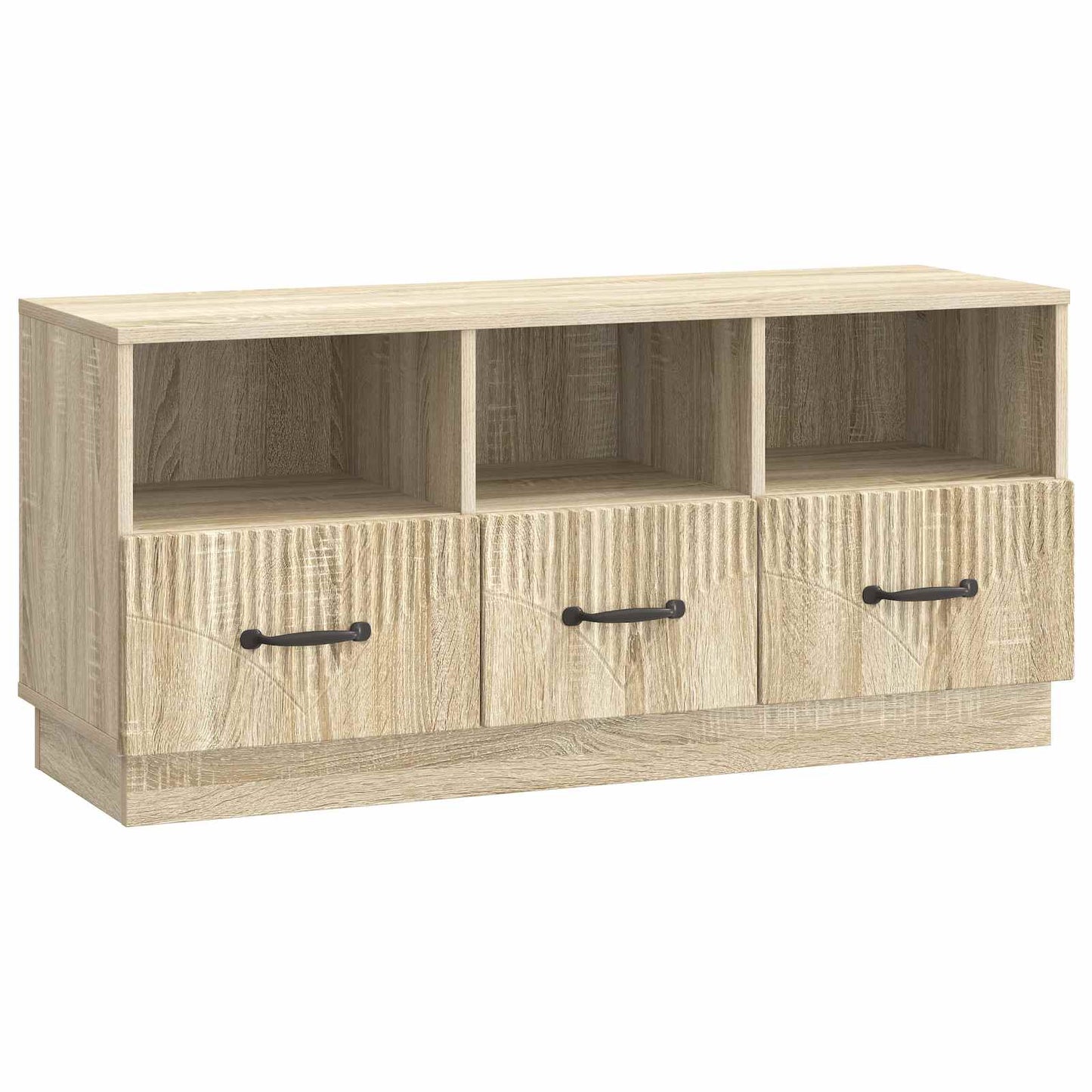 TV-skap med skuff Sonoma eik 102 x 34,5 x 47 cm Konstruert tre