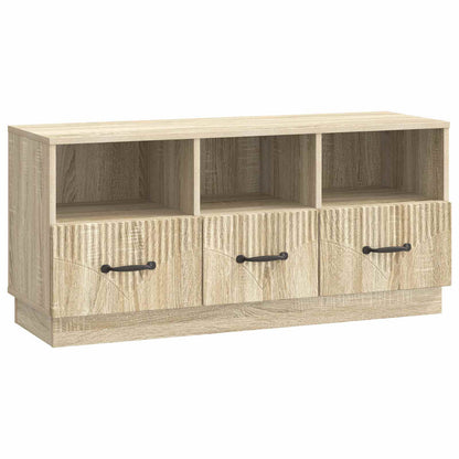 TV-skap med skuff Sonoma eik 102 x 34,5 x 47 cm Konstruert tre