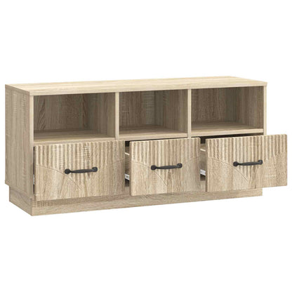 TV-skap med skuff Sonoma eik 102 x 34,5 x 47 cm Konstruert tre