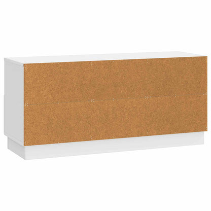 TV-skap Høgglans hvit 102 x 34,5 x 47 cm Konstruert tre