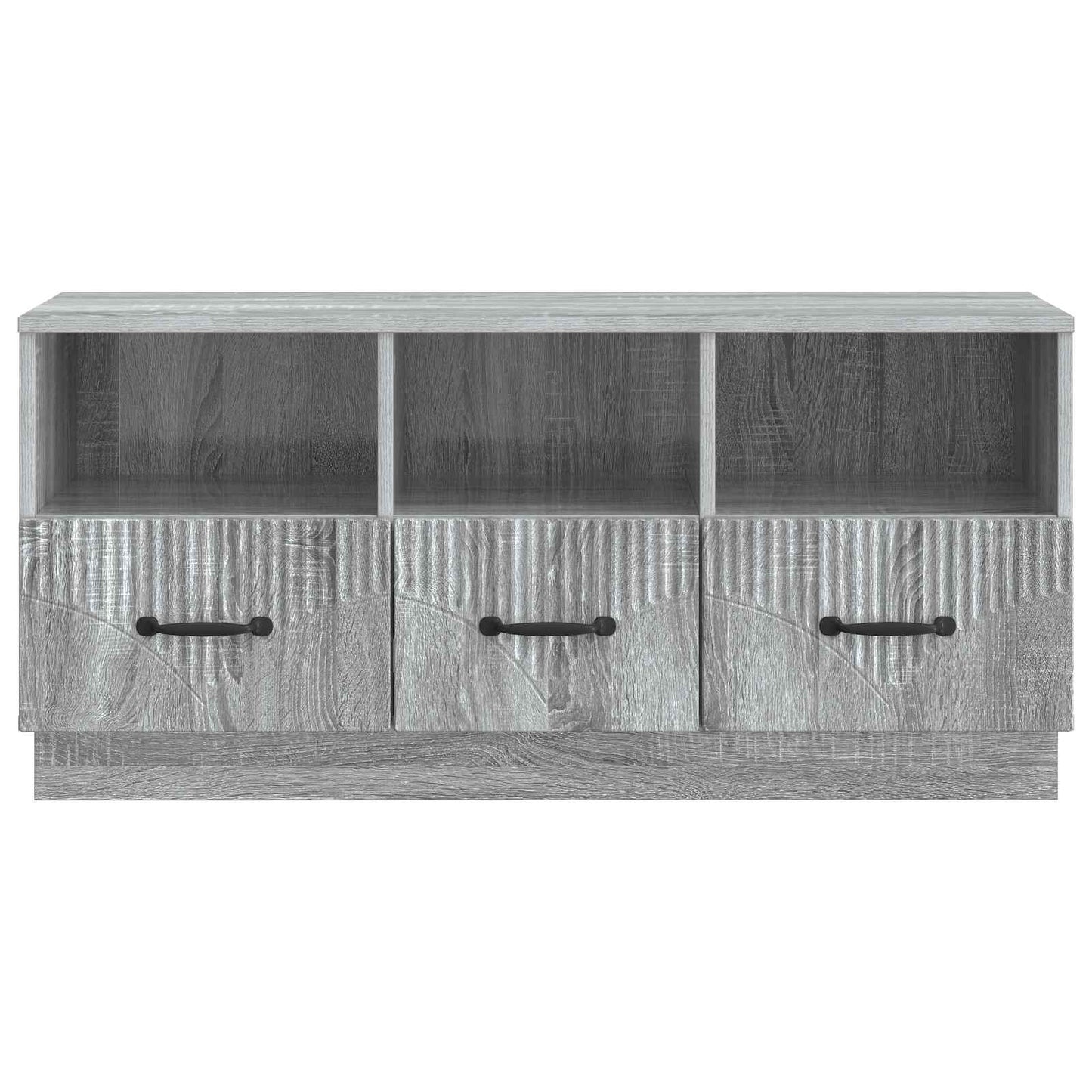 TV-skap med skuff Grå sonoma 102 x 34,5 x 47 cm Konstruert tre