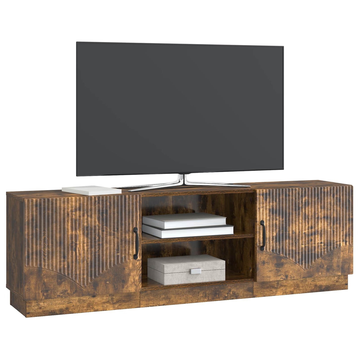 TV-skap Røkt Eik 150 x 31 x 47 cm Konstruert tre