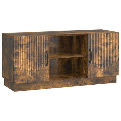 TV-skap Røkt Eik 102 x 34,5 x 47 cm Konstruert tre