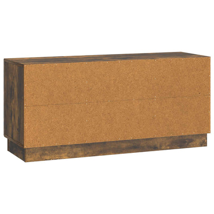 TV-skap Røkt Eik 102 x 34,5 x 47 cm Konstruert tre