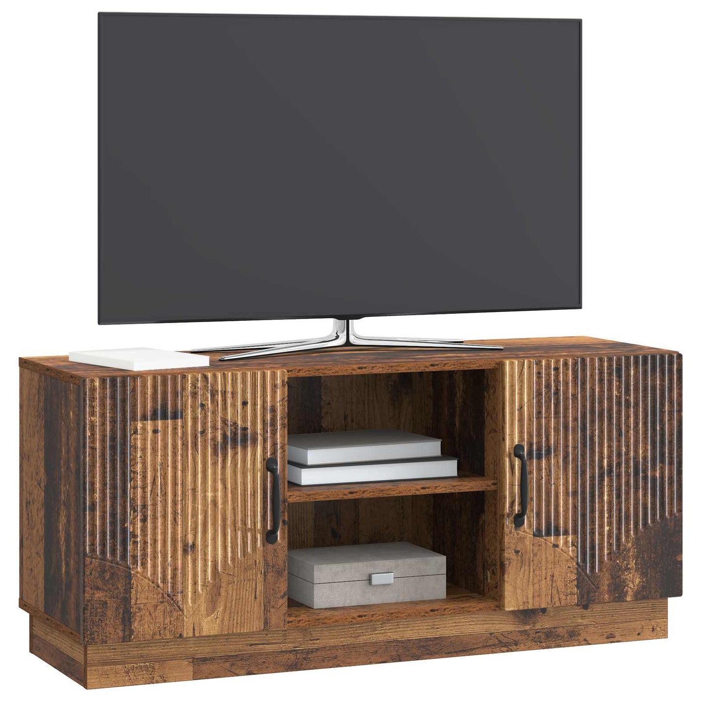 TV-skap Gammelt tre 102 x 34,5 x 47 cm Konstruert tre