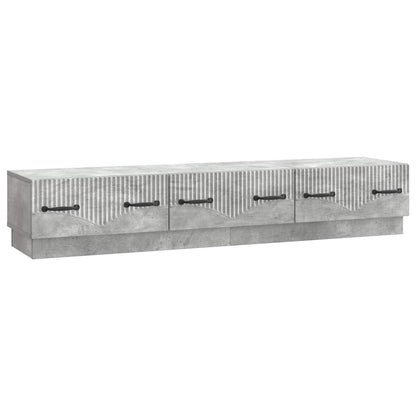 TV-skap med skuff Betonggrå 147 x 34,5 x 27 cm Konstruert tre
