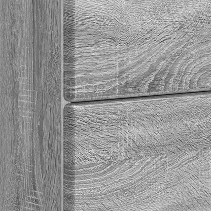 Nattbordskap Grå sonoma 62 x 34,5 x 47,5 cm Konstruert tre