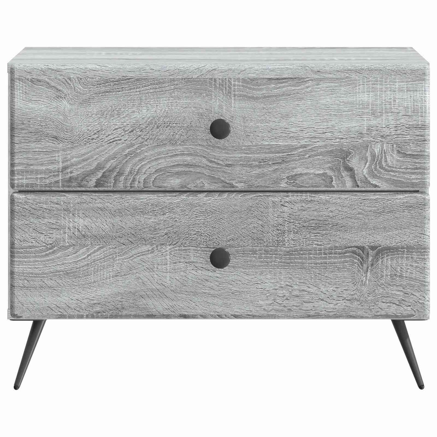 Nattbordskap Grå sonoma 62 x 34,5 x 47,5 cm Konstruert tre