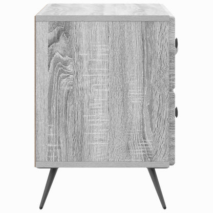 Nattbordskap Grå sonoma 62 x 34,5 x 47,5 cm Konstruert tre
