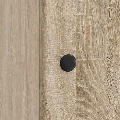 Nattbordskap 2 pcs Sonoma eik 43 x 34,5 x 50 cm Konstruert tre