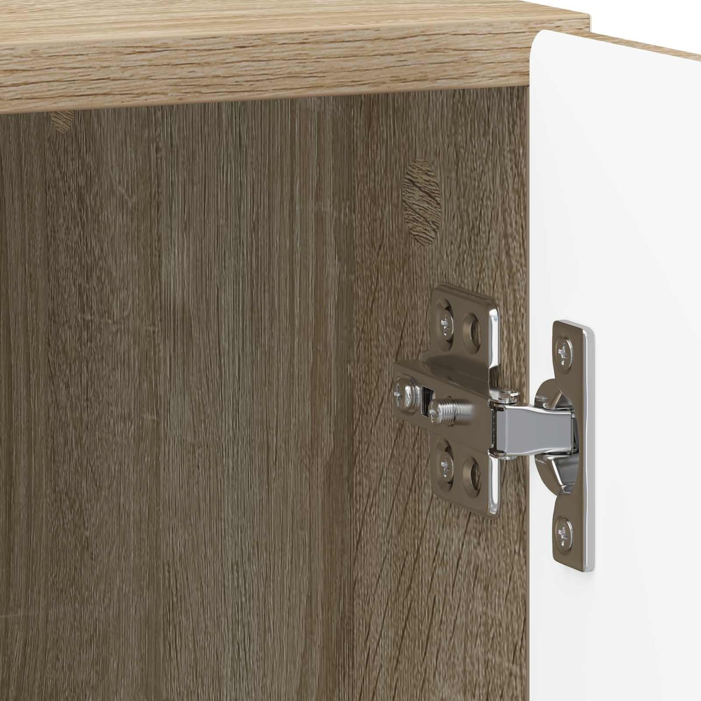 Nattbordskap 2 pcs Sonoma eik 43 x 34,5 x 50 cm Konstruert tre