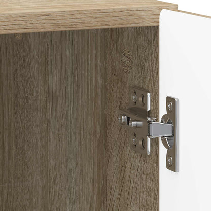Nattbordskap 2 pcs Sonoma eik 43 x 34,5 x 50 cm Konstruert tre