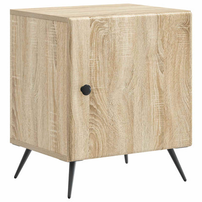 Nattbordskap 2 pcs Sonoma eik 43 x 34,5 x 50 cm Konstruert tre