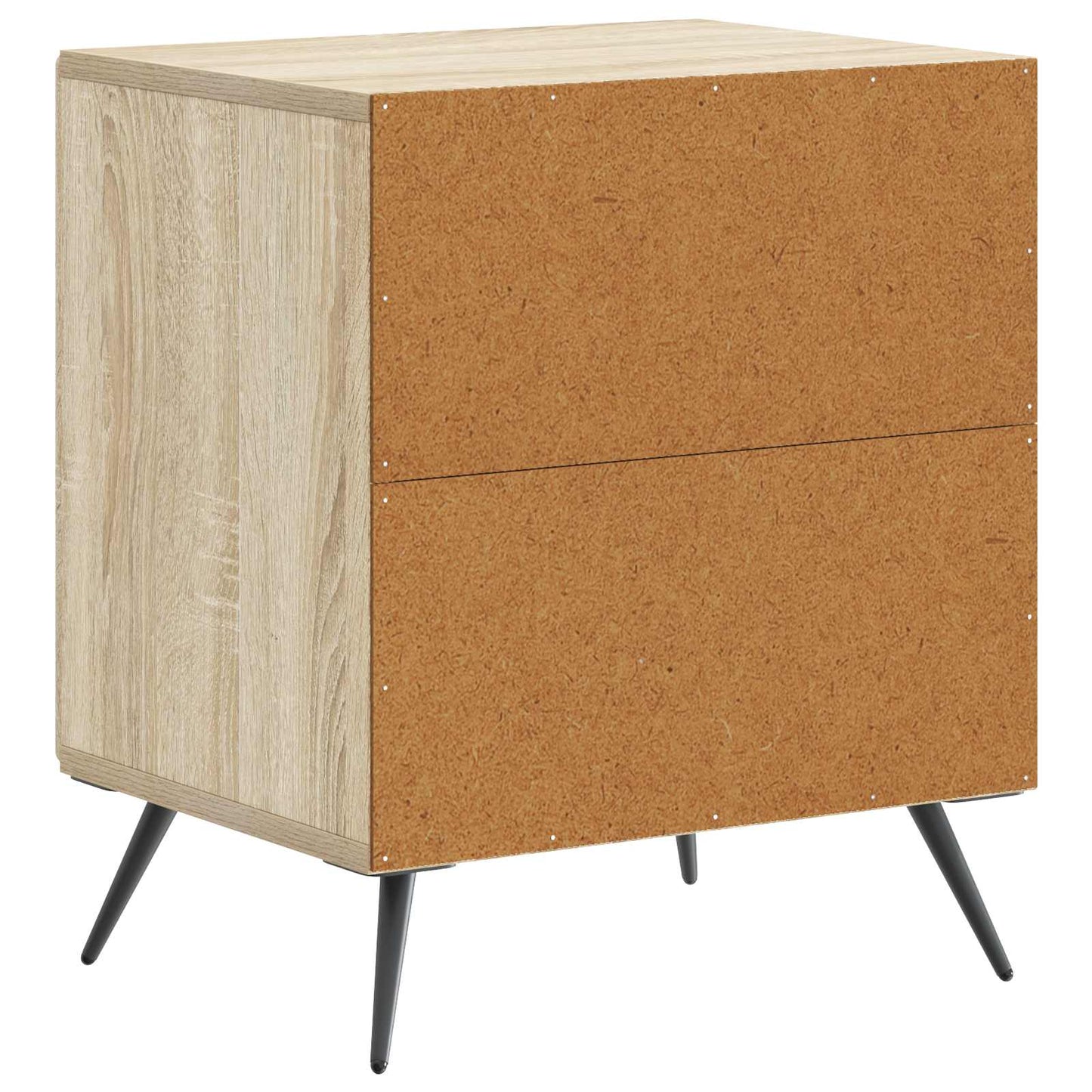 Nattbordskap 2 pcs Sonoma eik 43 x 34,5 x 50 cm Konstruert tre
