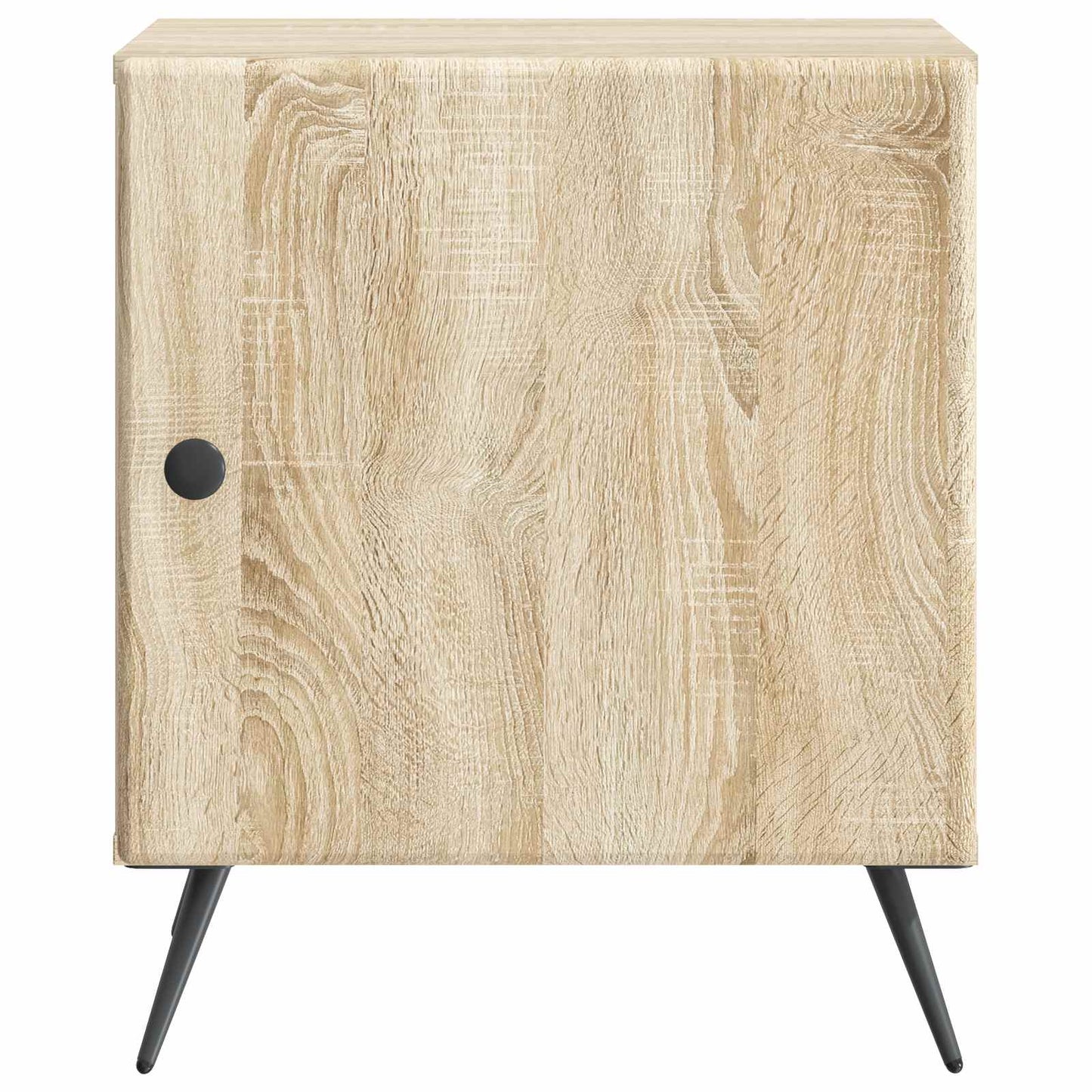Nattbordskap 2 pcs Sonoma eik 43 x 34,5 x 50 cm Konstruert tre