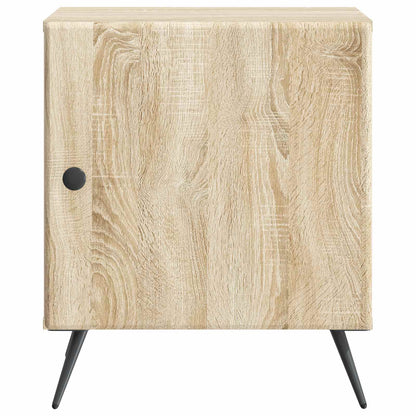 Nattbordskap 2 pcs Sonoma eik 43 x 34,5 x 50 cm Konstruert tre