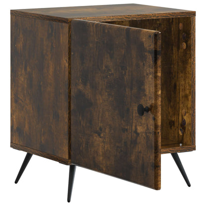 Nattbordskap Røkt Eik 43 x 34,5 x 50 cm Konstruert tre