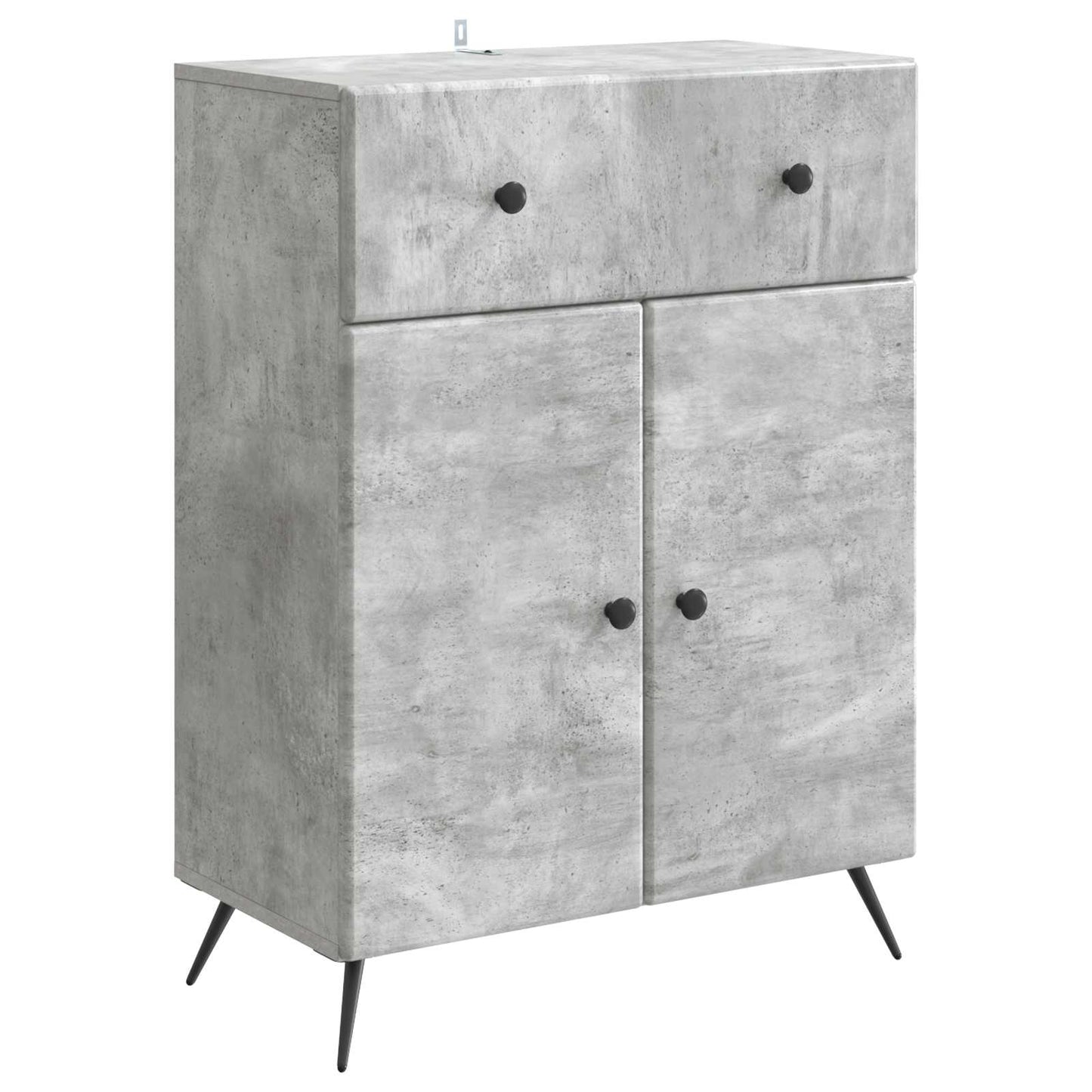 Serviesskap Betonggrå 66 x 34,5 x 90 cm Konstruert tre