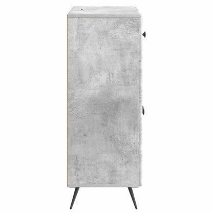 Serviesskap Betonggrå 66 x 34,5 x 90 cm Konstruert tre