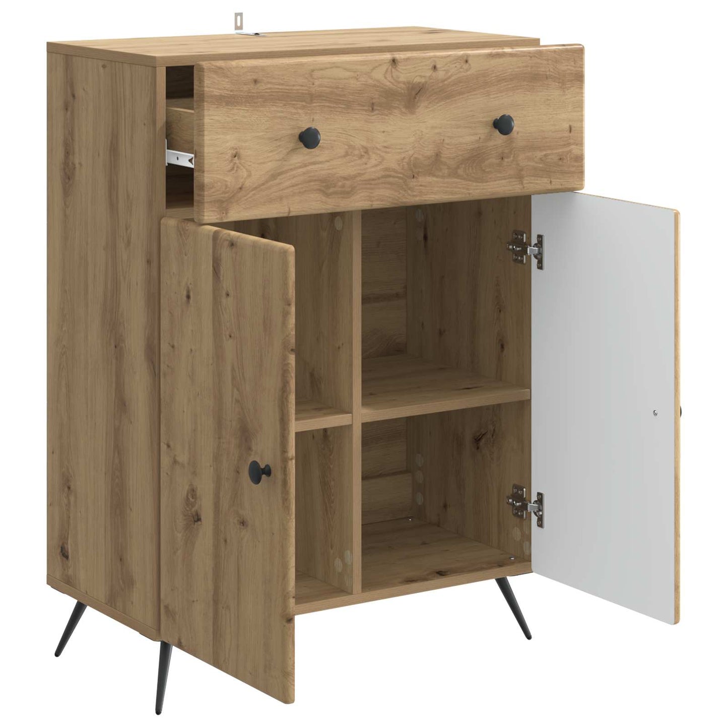 Serviesskap Artisan eik 66 x 34,5 x 90 cm Konstruert tre