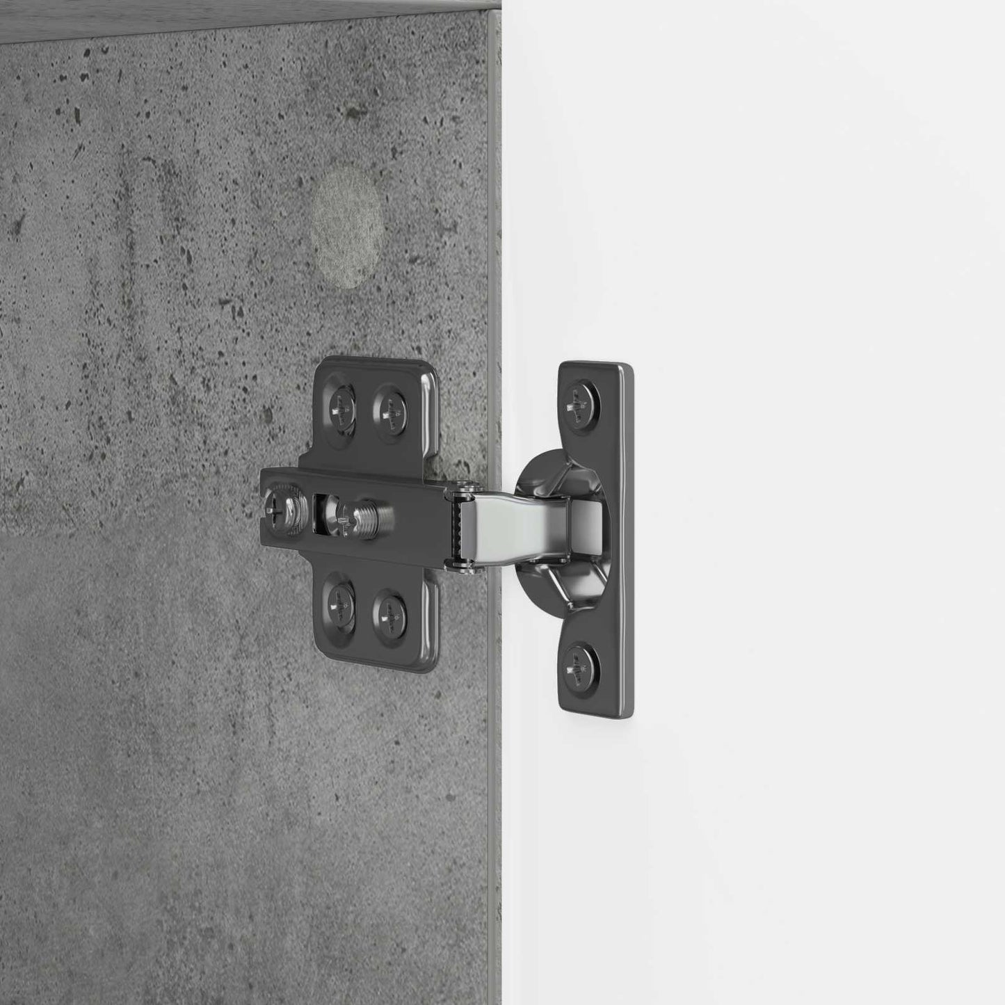 Serviesskap Betonggrå 89 x 34,5 x 80 cm Konstruert tre