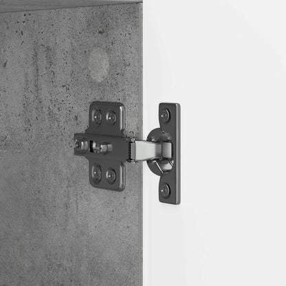 Serviesskap Betonggrå 89 x 34,5 x 80 cm Konstruert tre