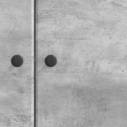 Serviesskap Betonggrå 89 x 34,5 x 80 cm Konstruert tre